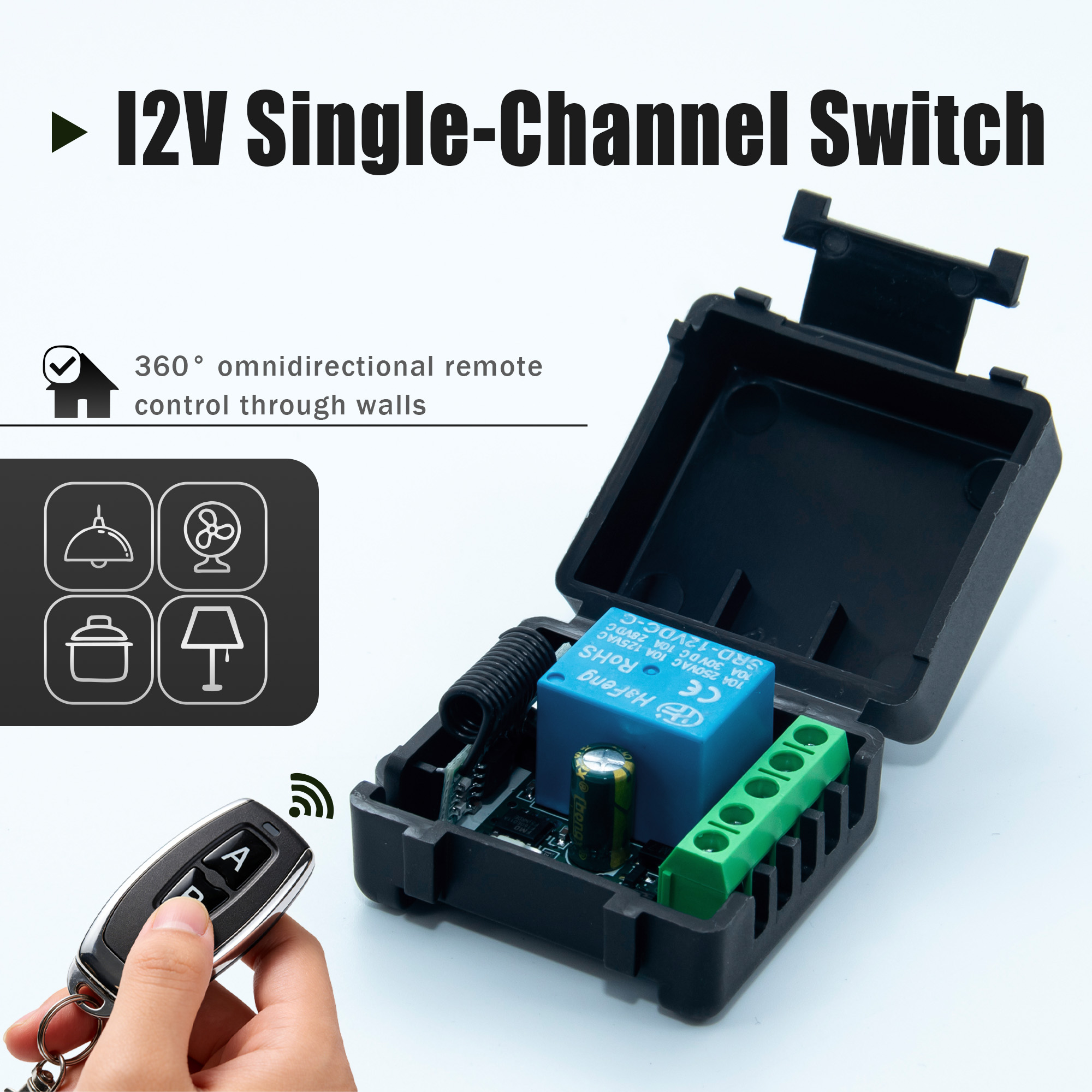 Rf 433Mhz Module - DC 12V 433MHz Wireless Remote Control