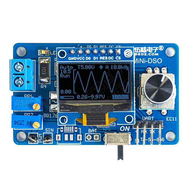 Oscilloscope Dso Mini - Mini DOS LCD oscilloscope kit STC8K8A