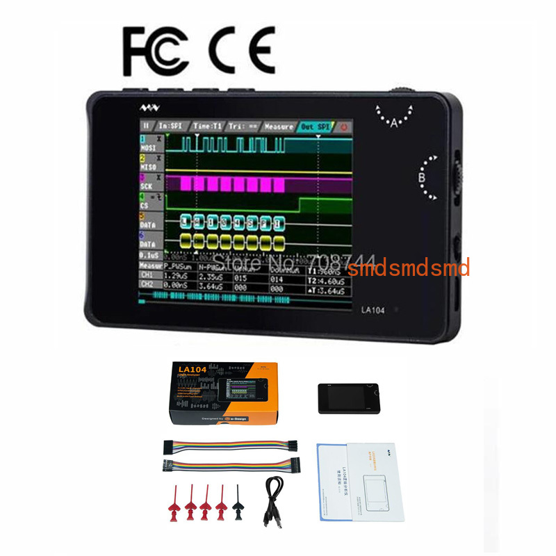 Oscilloscope Dso Mini - LA104 Mini DSO Digital Logic Analyzer