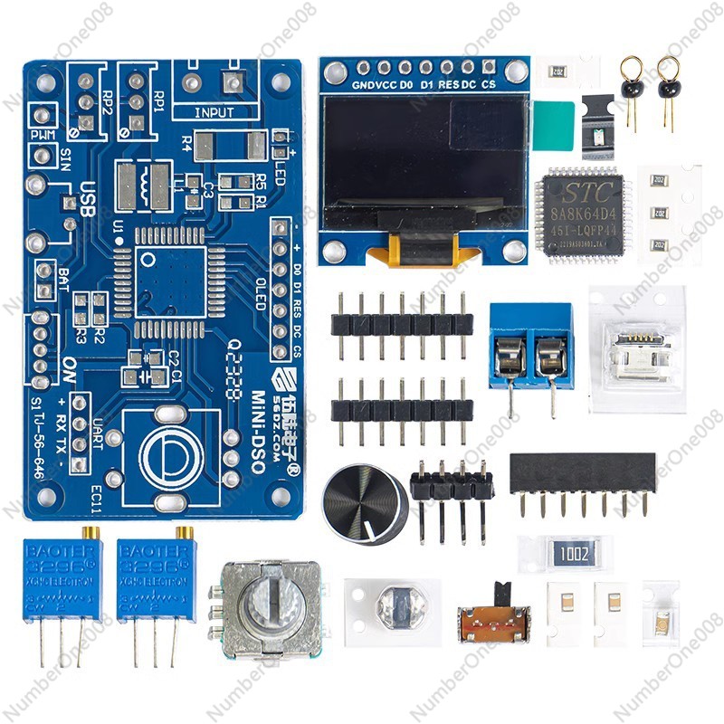 Oscilloscope Dso Mini - TJ-56-646 Mini DSO Oscilloscope DIY Kit