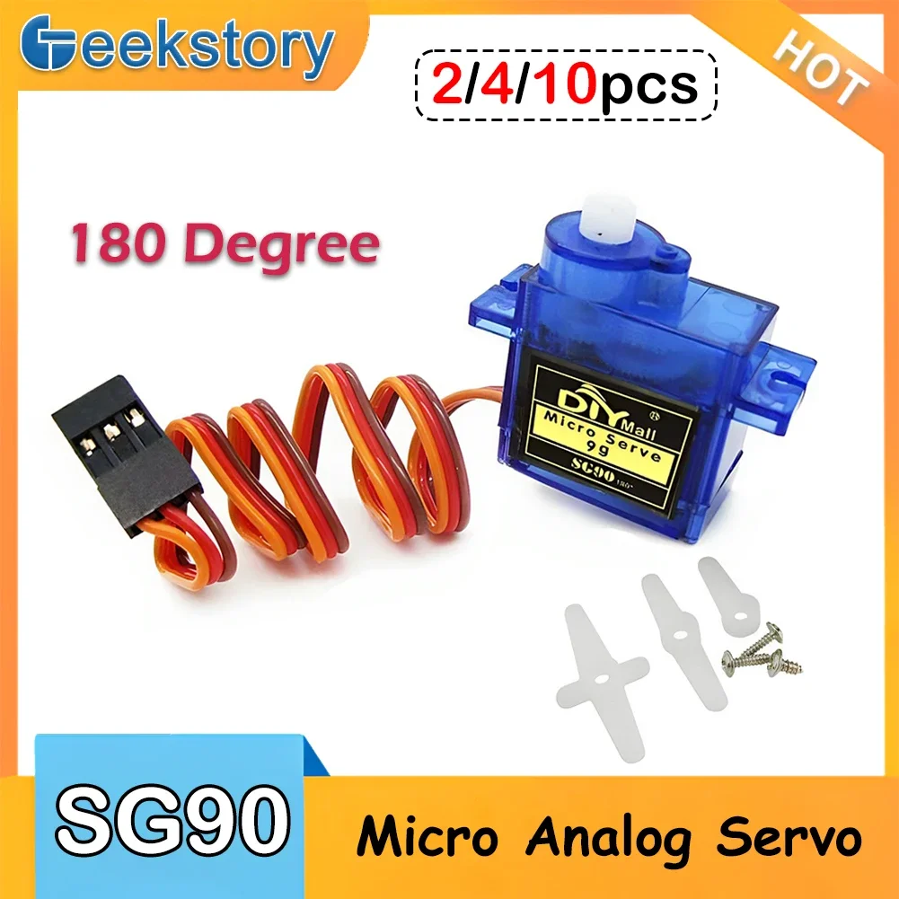 Servo Motor Sg90 - 2/4/10pcs SG90 Servo Motor 9G Micro