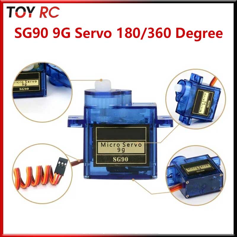 Servo Motor Sg90 - Sg90 Micro Servo 9g 180 360