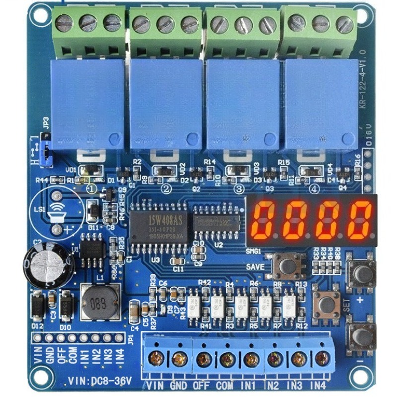 Useful Diy Electronics Projects - 4 Channel Multifunction Relay Module 8-36V