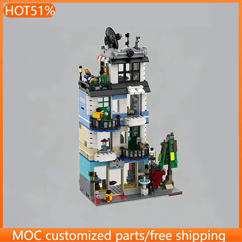 Diy Electronics Shop - 856 PCS Modular Building Apartment Tower