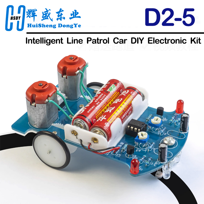 Diy Electronics Workbench - D2-5 Intelligent Track Car Electronic Production