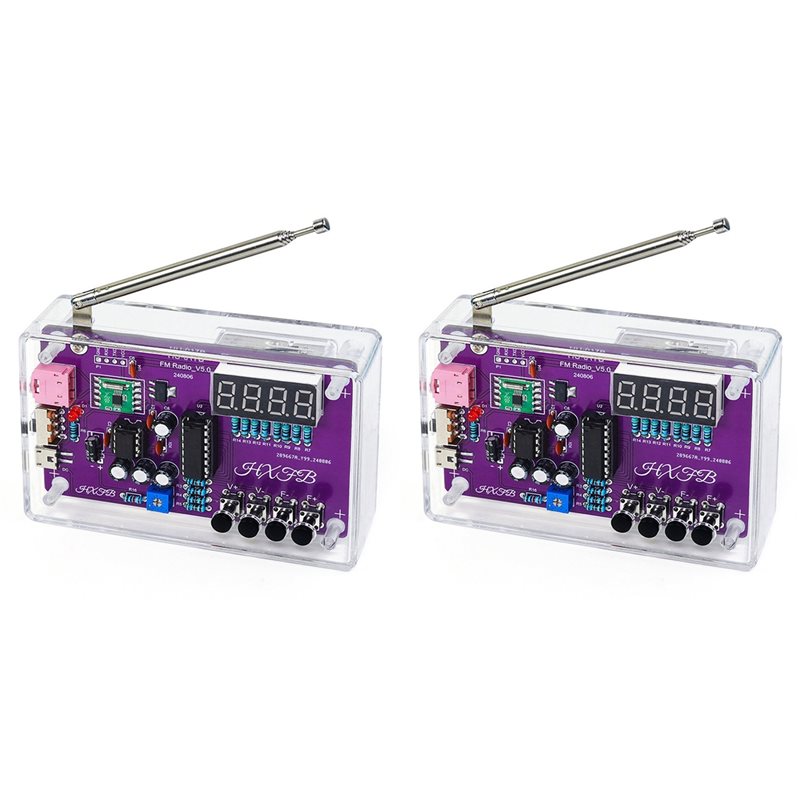 Diy Electronics Project Kit - B49C 2X New HU-017B DIY FM