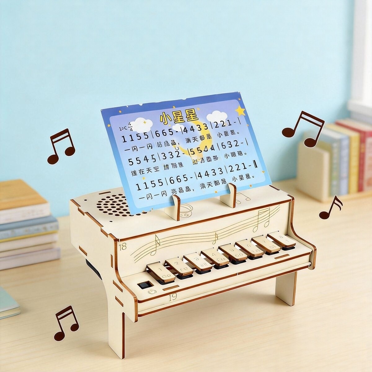 Diy Electronics For Beginners - DIY Wooden Electronic Piano Model STEM