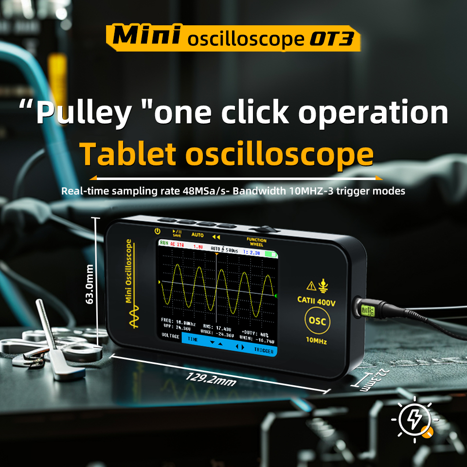 BSIDE OT3 Handheld Oscilloscop - đánh giá và giá Oscilloscope Dso Mini