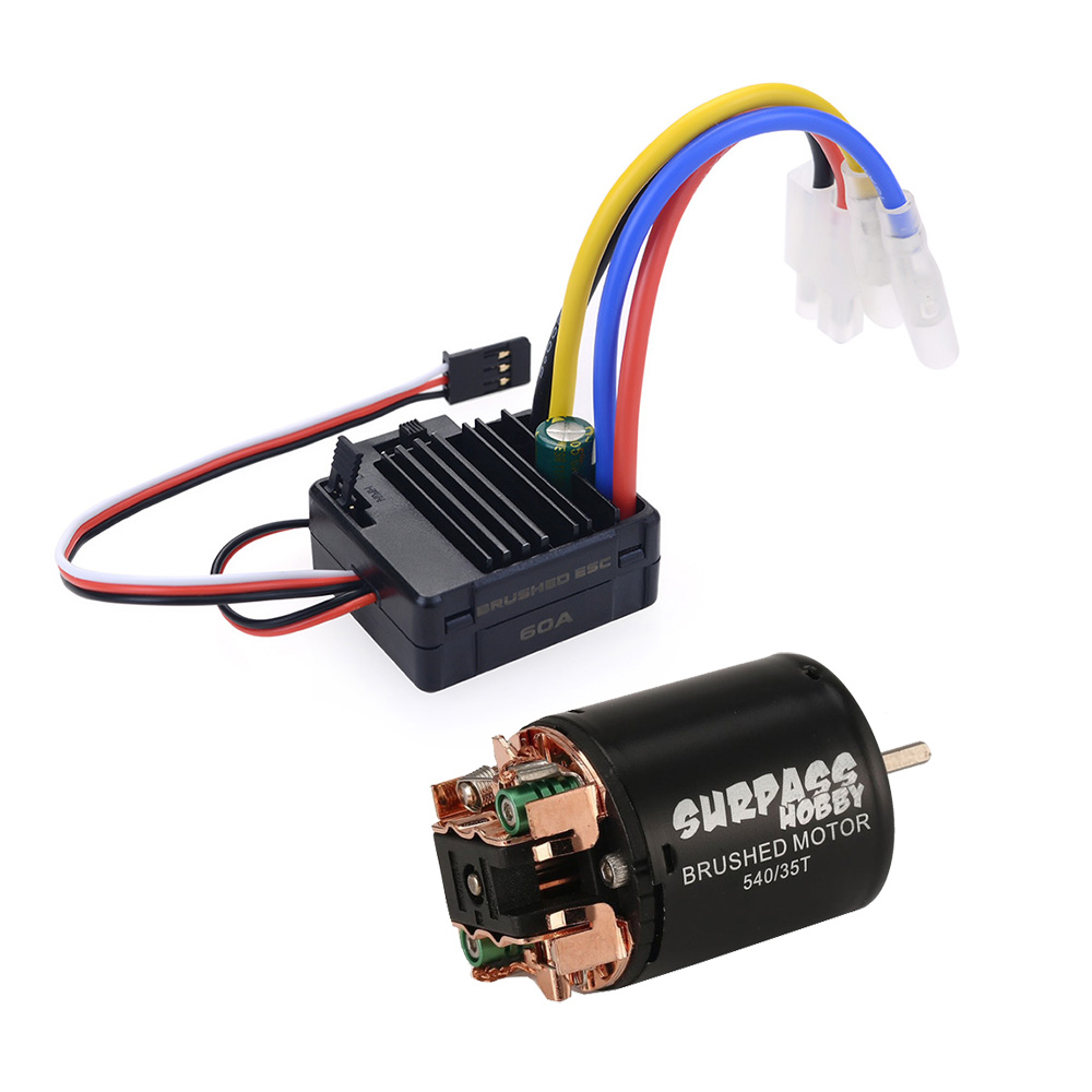 SURPASS HOBBY 540 Brushed Moto - đánh giá và giá Servo Motor Sg90