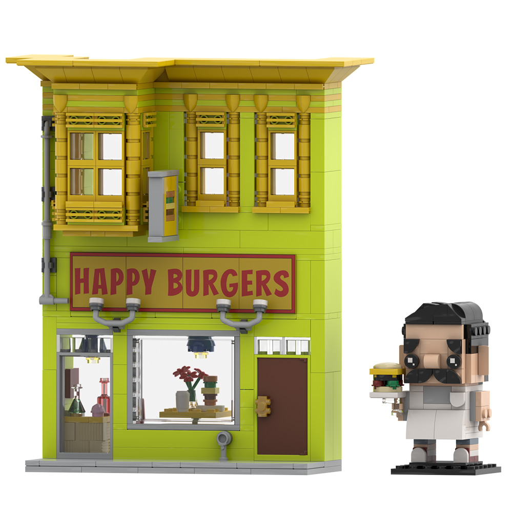 Gobricks MOC Bobs Burgers Buil - đánh giá và giá Diy Electronics Shop