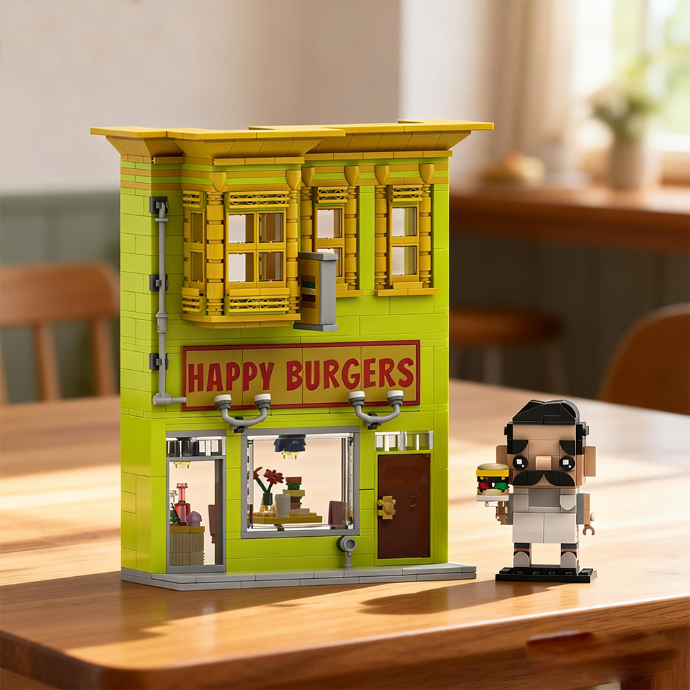 Gobricks MOC Bobs Burgers Buil - đánh giá và giá Diy Electronics Shop