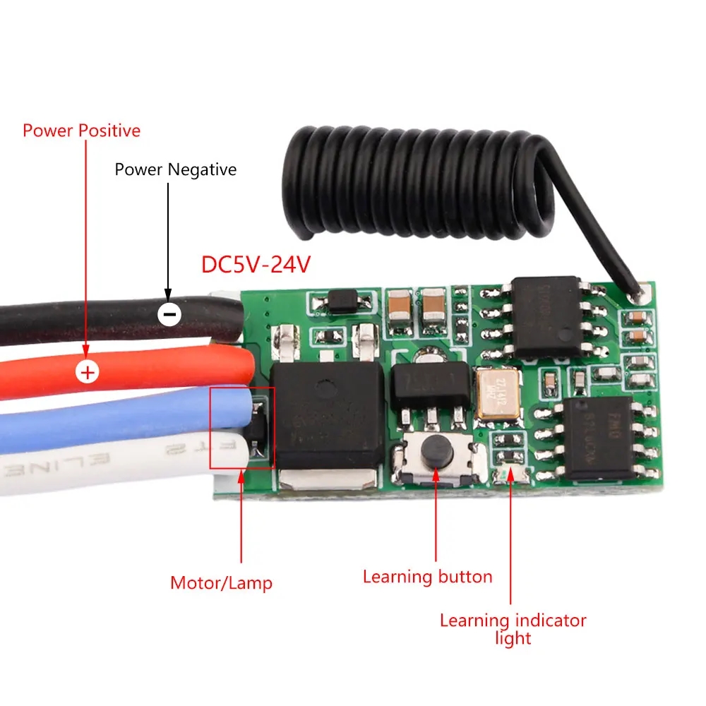 DC 3.7V-24V 433MHz Mini Wirele - đánh giá và giá Rf 433Mhz Module