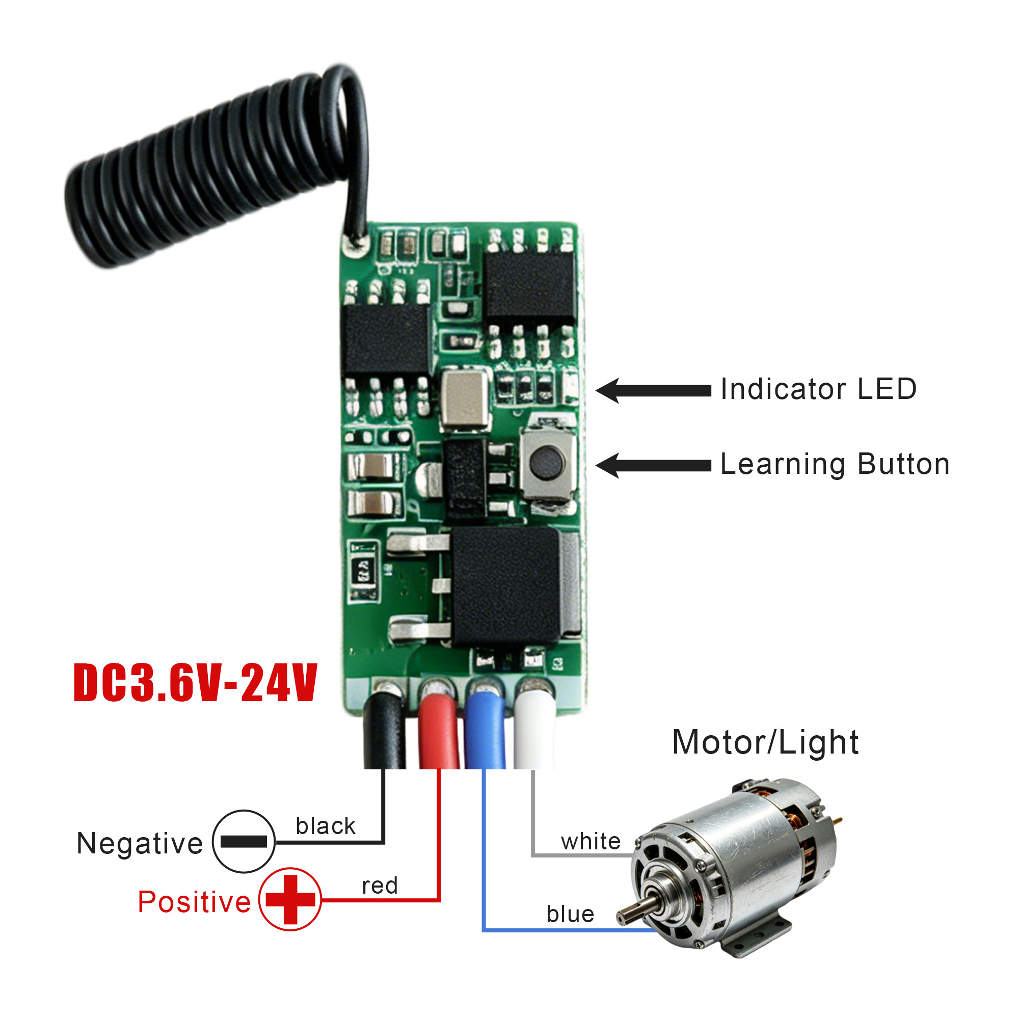 DC 3.7V-24V 433MHz Mini Wirele - đánh giá và giá Rf 433Mhz Module