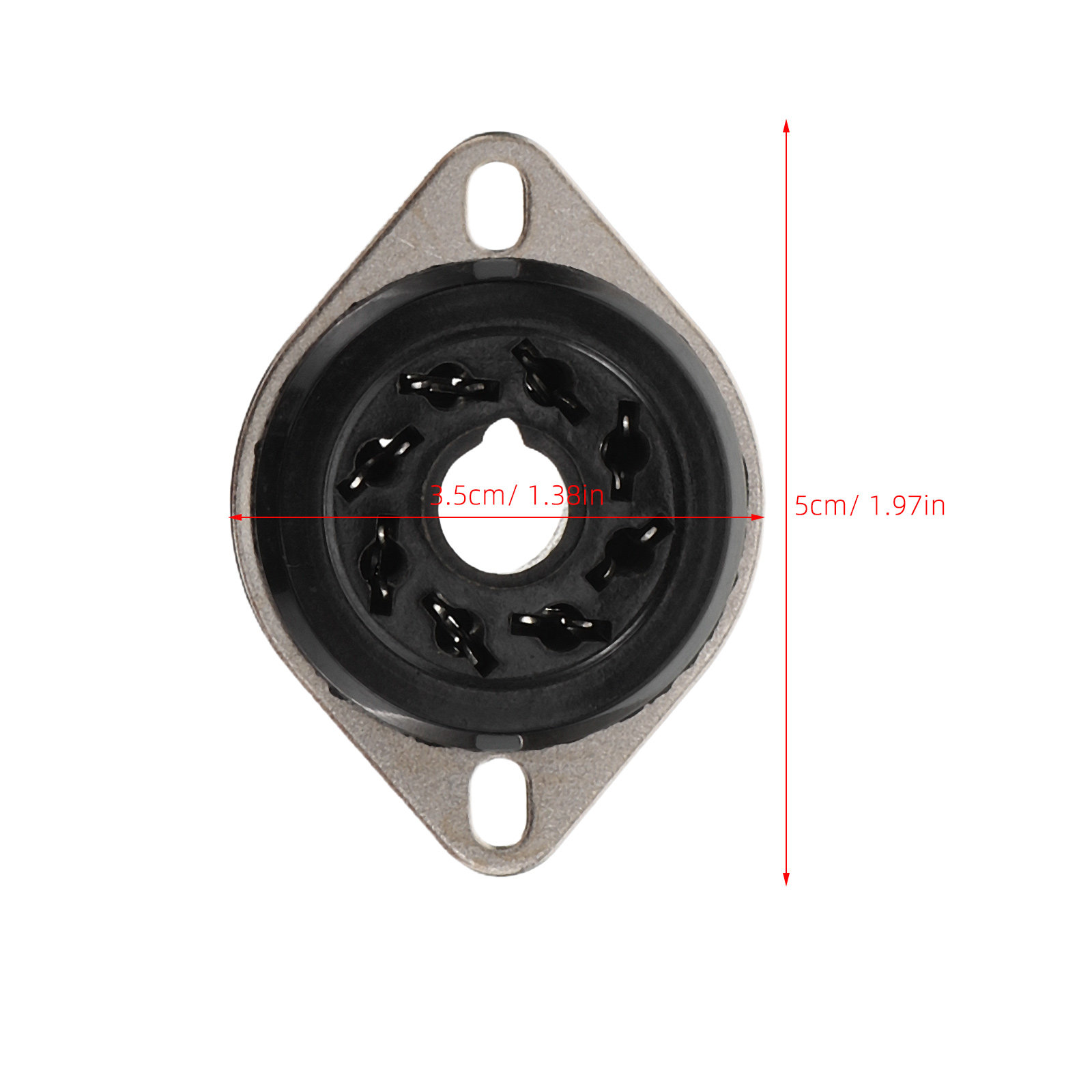 5Pcs Bakelite 8Pin Tube Socket - đánh giá và giá Diy Electronics Tpu