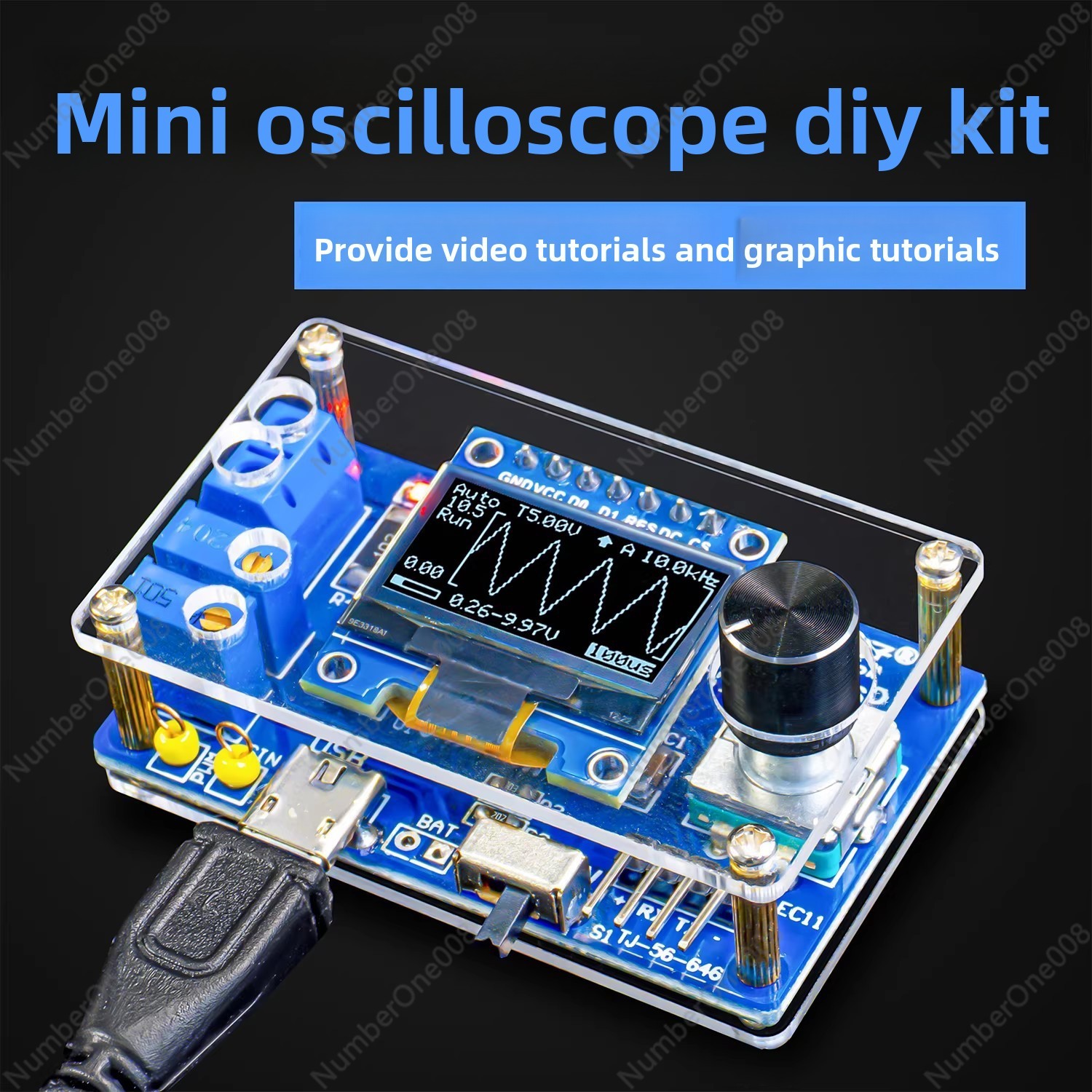 TJ-56-646 Mini DSO Oscilloscop - đánh giá và giá Oscilloscope Dso Mini