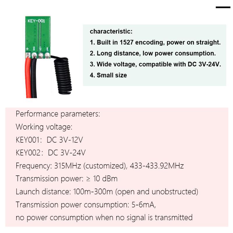 1Pcs DC 12V 3V 5V 9V Learning  - đánh giá và giá Rf 433Mhz Module