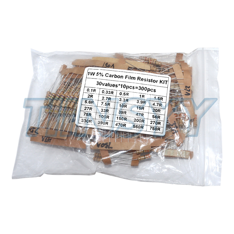 300PCS Resistor Kit 1W 5% Carb - đánh giá và giá Diy Electronics For Beginners
