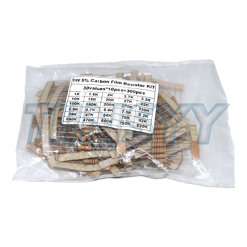 300PCS Resistor Kit 1W 5% Carb - đánh giá và giá Diy Electronics For Beginners