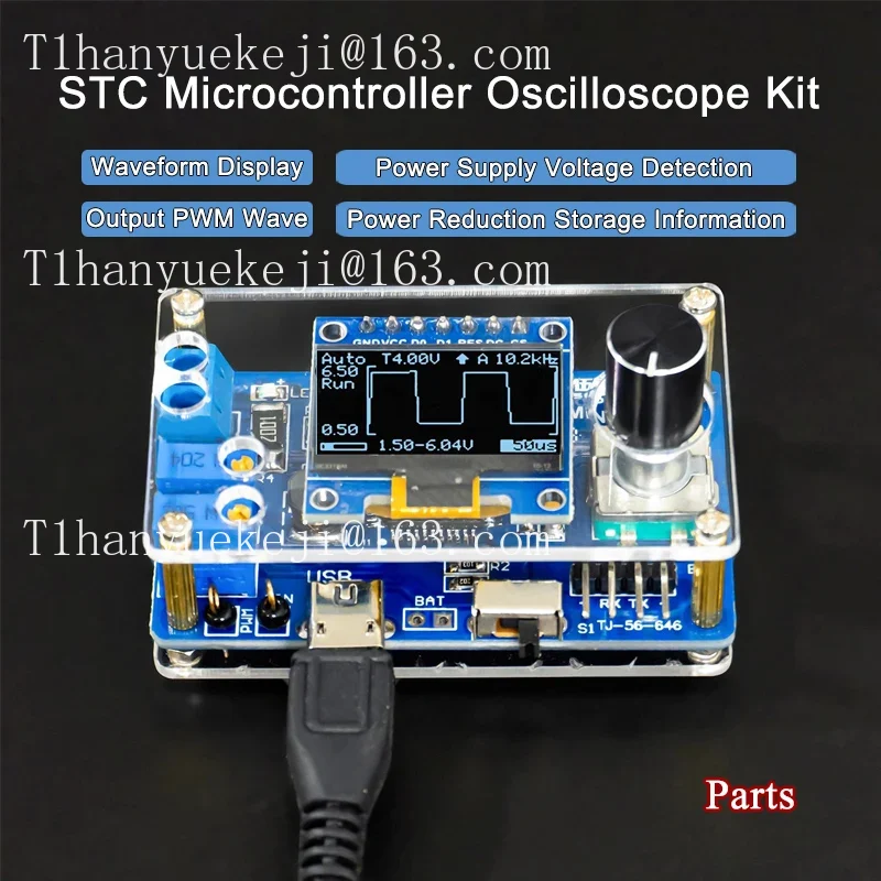 STC8K8A Microcontroller Kit DI - đánh giá và giá Oscilloscope Dso Mini