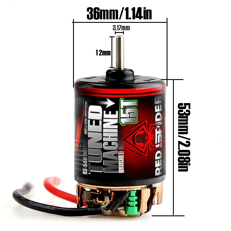 Waterproof 540 Brushed Motor 8 - đánh giá và giá Servo Motor Sg90