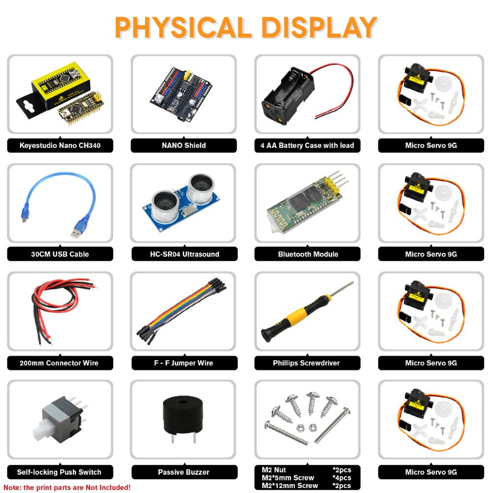 Keyestudio DIY Electronic Comp - đánh giá và giá Arduino Uno Starter Kit