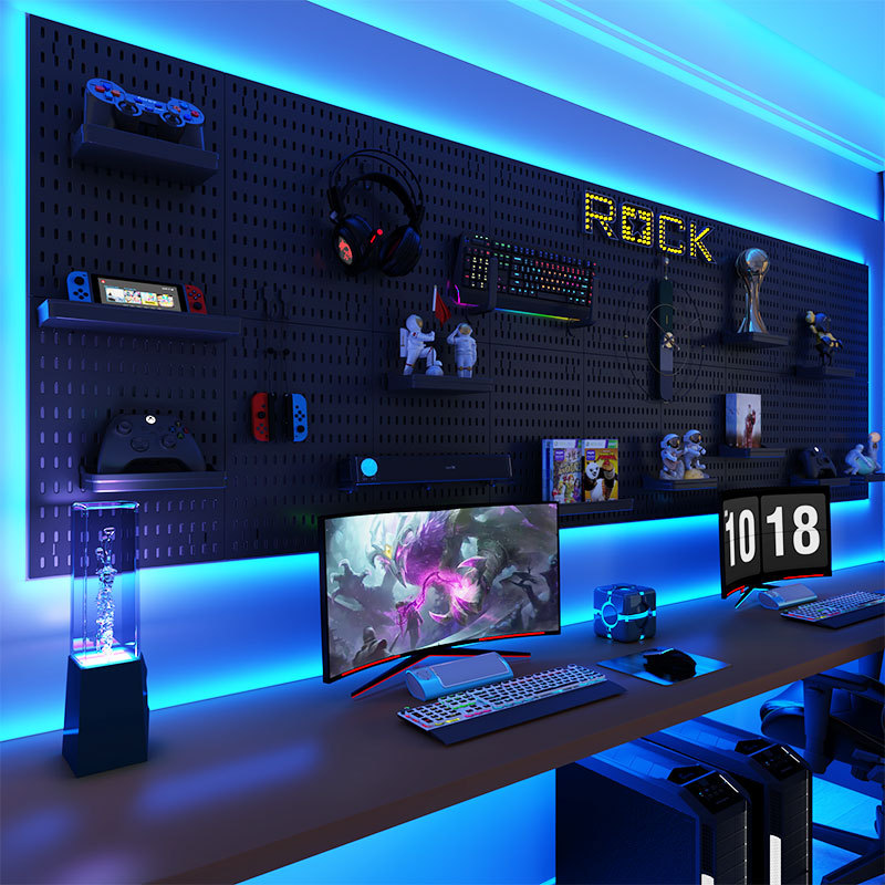 Wall-Mounted No-Punch Hole Boa - đánh giá và giá Diy Electronics Rack
