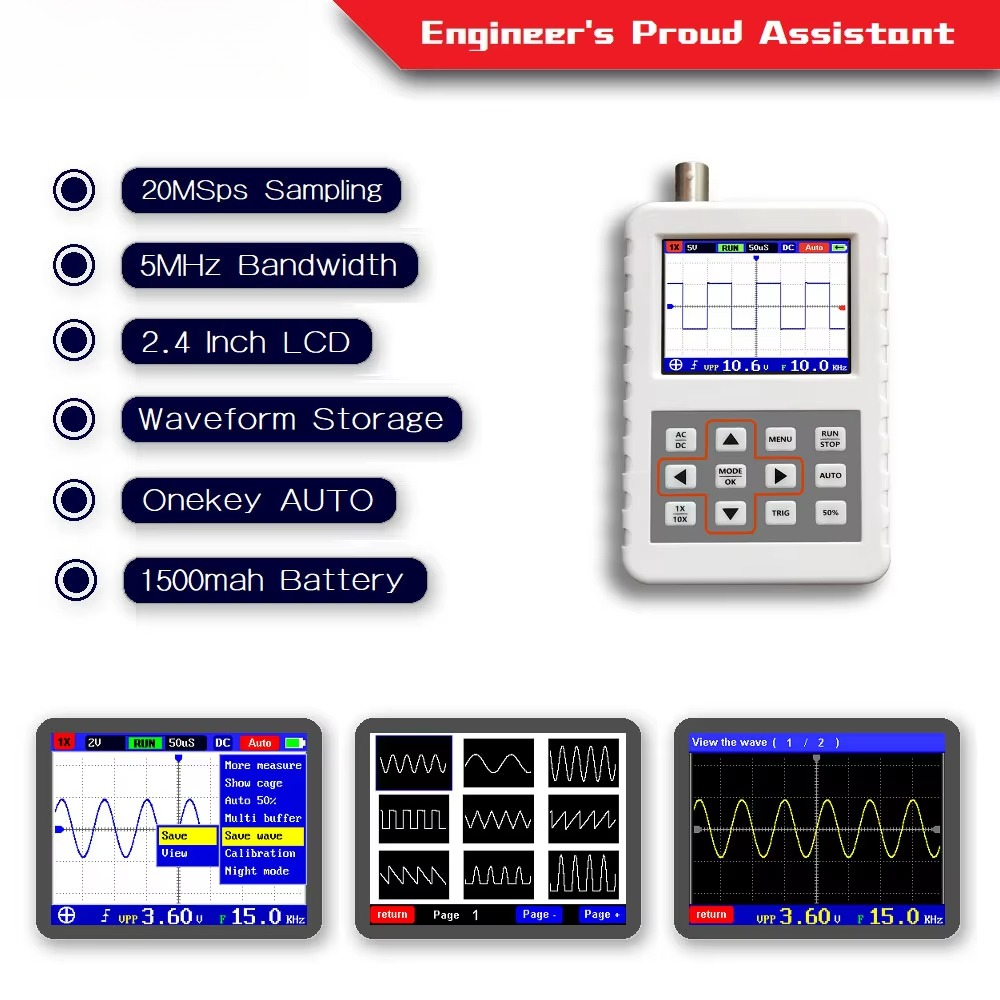 DSO PRO Handheld Mini Portable - đánh giá và giá Oscilloscope Dso Mini