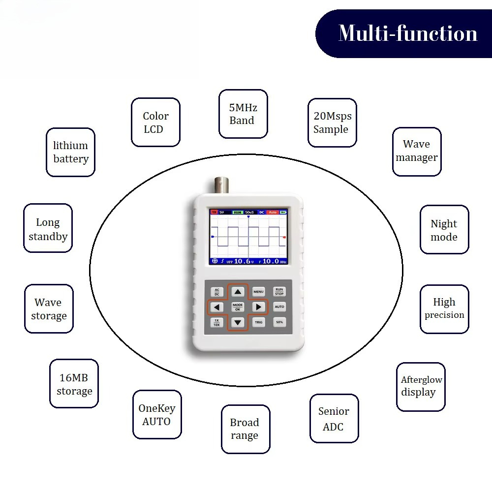 DSO PRO Handheld Mini Portable - đánh giá và giá Oscilloscope Dso Mini