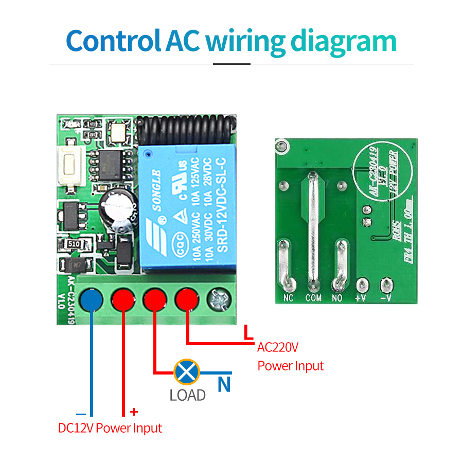 433MHz DIY Wireless Switch DC1 - đánh giá và giá Rf 433Mhz Module