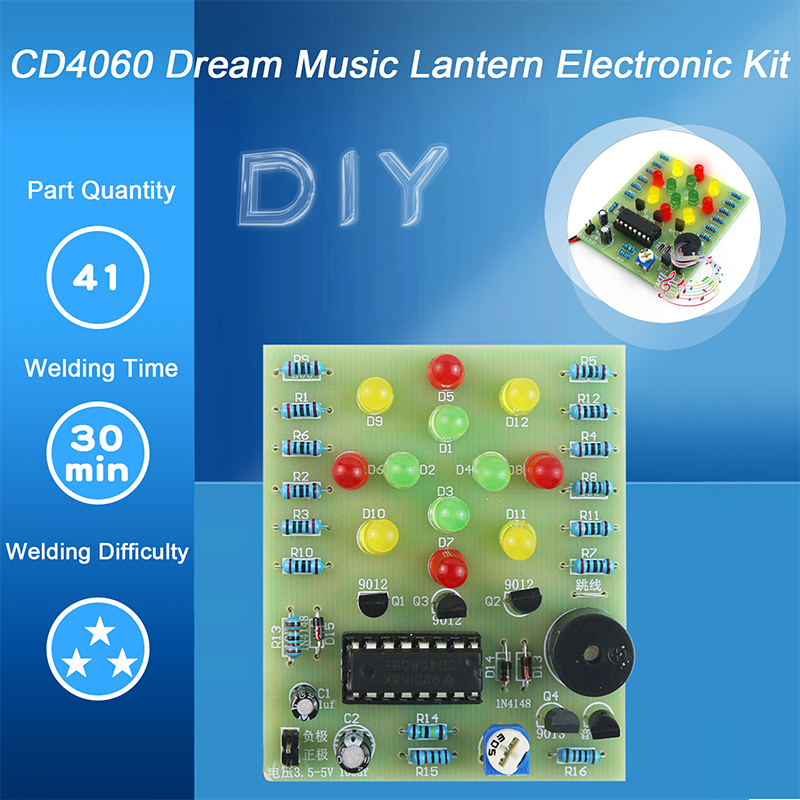 DIY Electronic Kit CD4060 Drea - đánh giá và giá Diy Electronics Workbench