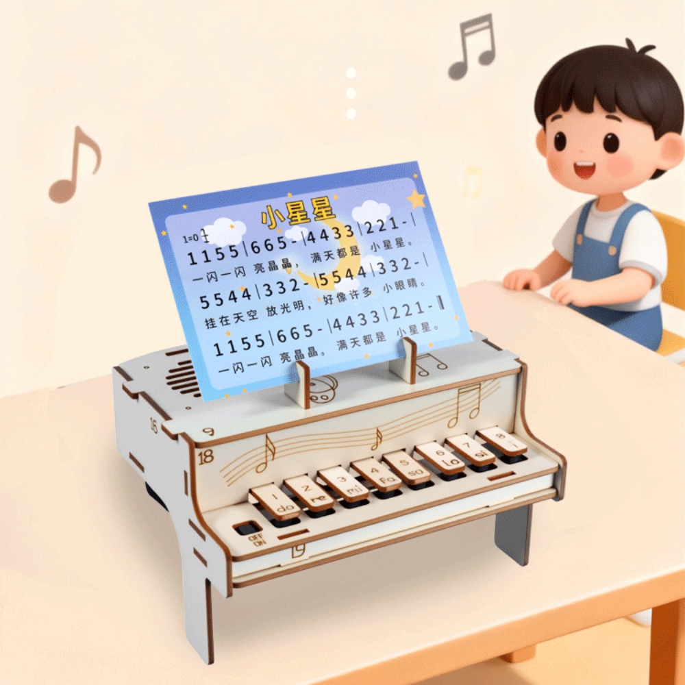 DIY Wooden Electronic Piano Mo - đánh giá và giá Diy Electronics For Beginners