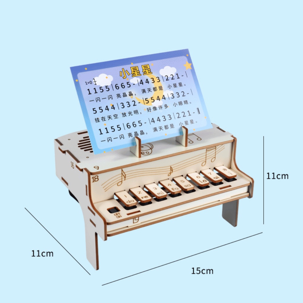 DIY Wooden Electronic Piano Mo - đánh giá và giá Diy Electronics For Beginners
