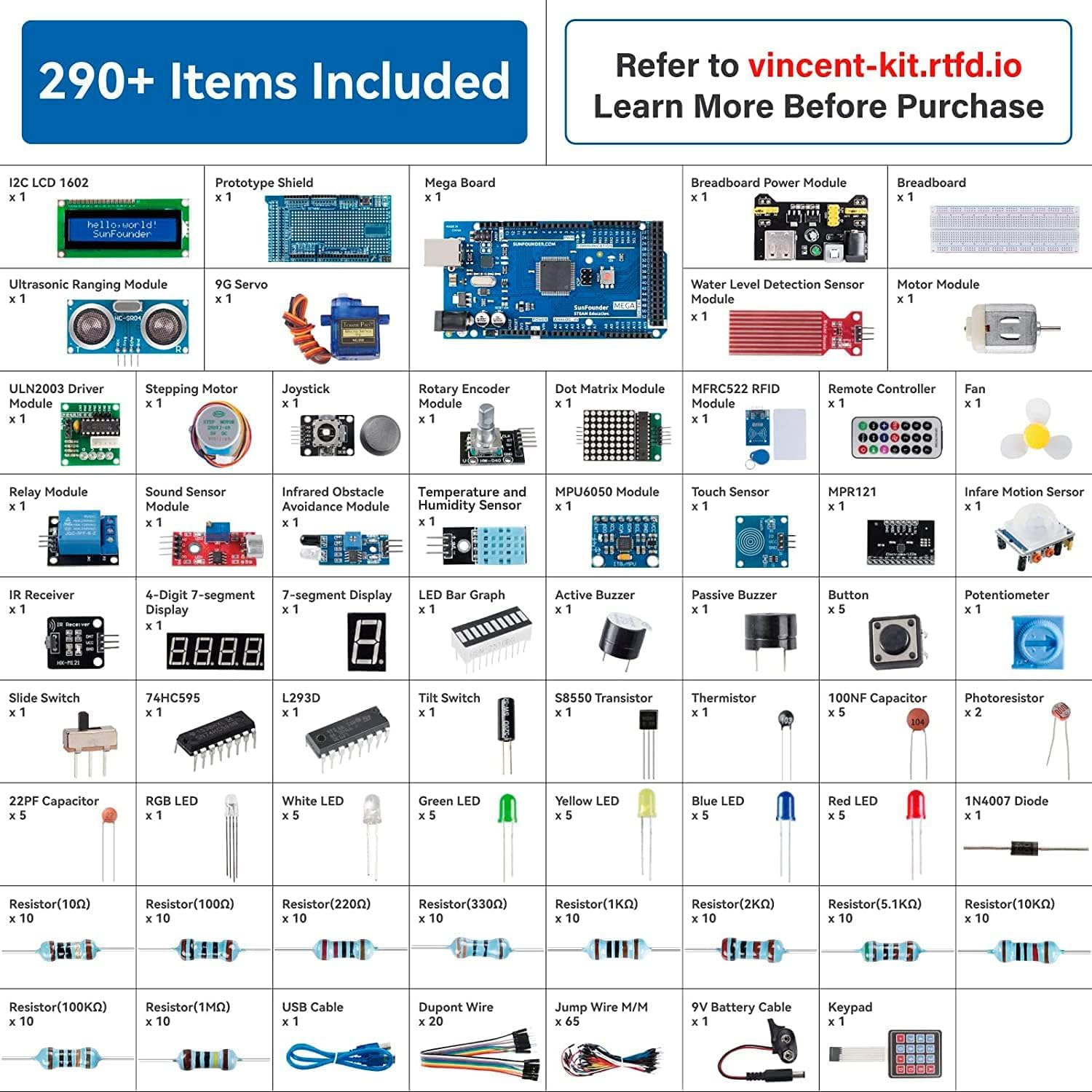 SunFounder Dự Án Hoàn Chỉnh Nh - đánh giá và giá Arduino Uno Starter Kit