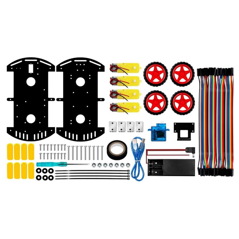 WOWFU-4WD Smart Robot Car Kit  - đánh giá và giá Arduino Uno Starter Kit