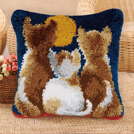Cat Series Latch Hook Kit Mats - đánh giá và giá Diy Electronics Watch
