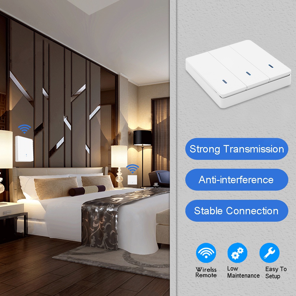 A72Z Wireless Smart Light Swit - đánh giá và giá Rf 433Mhz Module