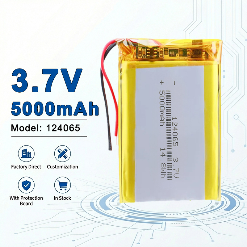 124065 3.7V 5000mAh Rechargeab - đánh giá và giá Diy Wearable Electronics