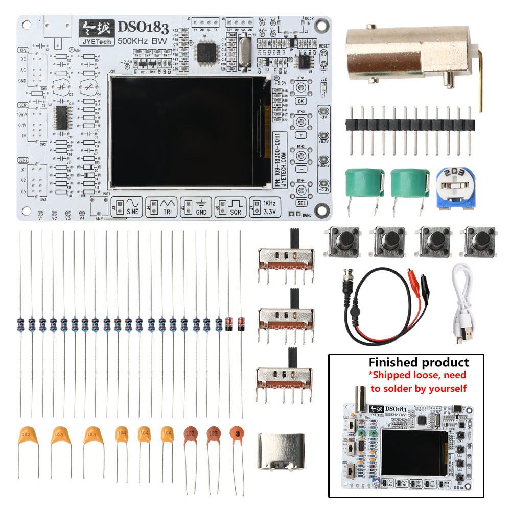 DIY DSO183 Digital Oscilloscop - đánh giá và giá Oscilloscope Dso Mini