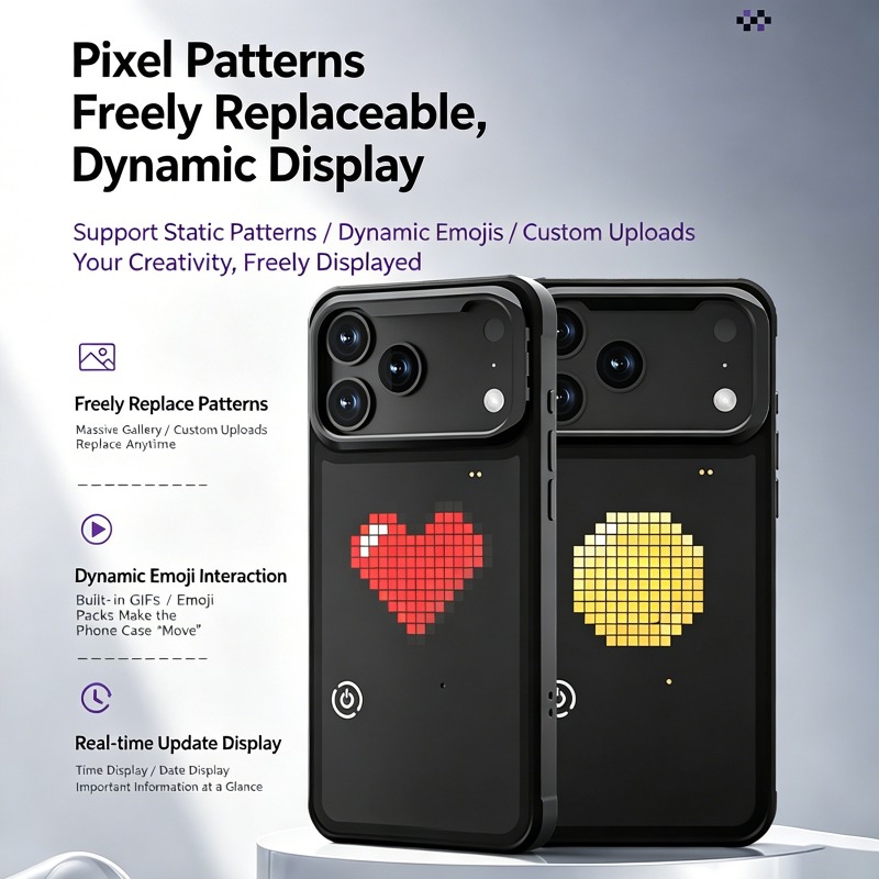 DIY LED Pixel Phone Case Anima - đánh giá và giá Diy Electronics Tpu