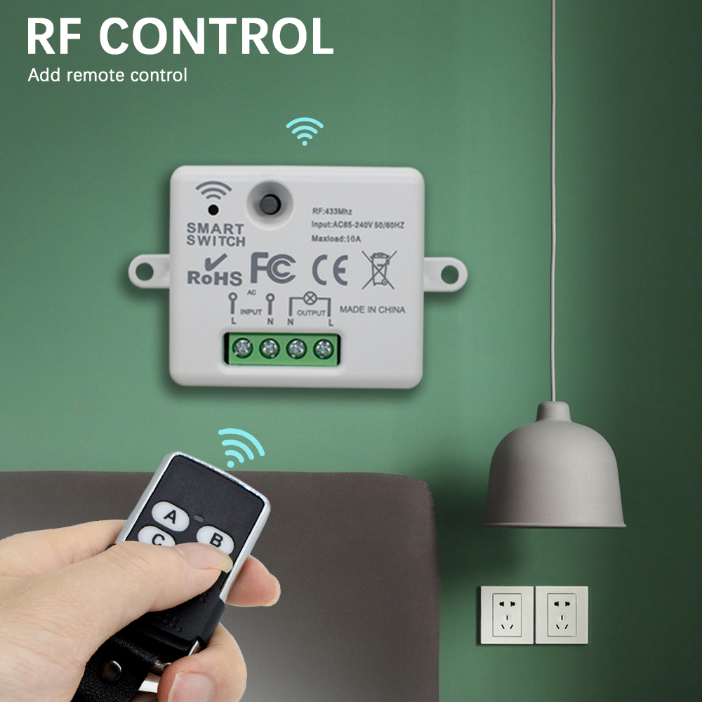 220V 1CH Wireless Remote Contr - đánh giá và giá Rf 433Mhz Module