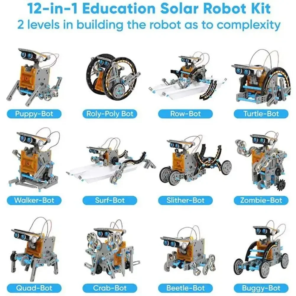 13 in 1 Solar Powered Robot Sc - đánh giá và giá Diy Electronics For Beginners